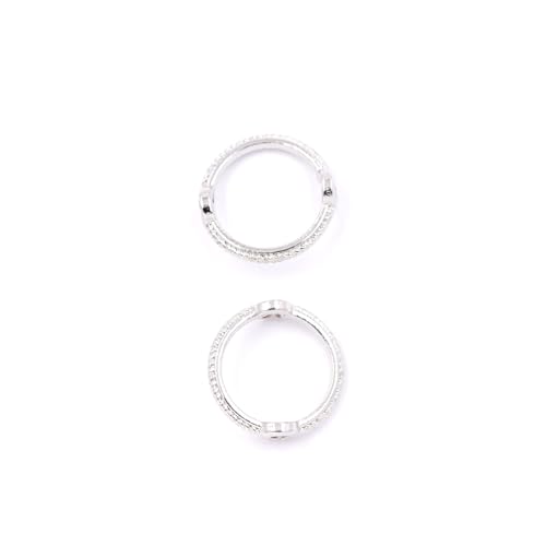 Malahill Hochwertige Schmuckringe für die Schmuckherstellung, 50 Stück, 10 mm, Weißgold Malahill Hochwertige Schmuckringe für die Schmuckherstellung, 50 Stück, 10 mm, Weißgold von Malahill