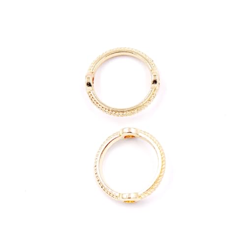 Malahill Hochwertige Schmuckringe für die Schmuckherstellung, 50 Stück, 8 mm, 14 Karat Gold Malahill Hochwertige Schmuckringe für die Schmuckherstellung, 50 Stück, 8 mm, 14 Karat Gold von Malahill