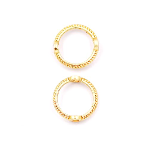 Malahill Hochwertige Schmuckringe für die Schmuckherstellung, 50 Stück, 8 mm, mattes Gold von Malahill