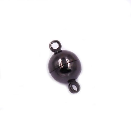 Malahill Zylindrischer Verschluss für Schmuckherstellung, 10 Stück, 6 x 12 mm, Schwarz Malahill Zylindrischer Verschluss für Schmuckherstellung, 10 Stück, 6 x 12 mm, Schwarz von Malahill