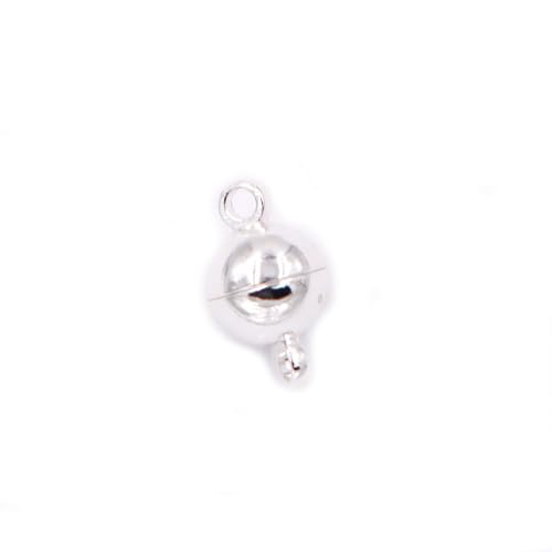 Malahill Zylindrischer Verschluss für Schmuckherstellung, 10 Stück, 6 x 12 mm, Silber von Malahill