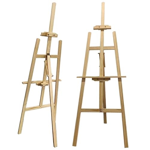 2 Stück Staffelei Holz groß 175 cm Leinwand Ständer Hochzeit Staffeleien Feldstaffelei höhenverstellbar Holzstaffelei Atelierstaffelei Standstaffelei 2 Stück Staffelei Holz groß 175 cm Leinwand Ständer Hochzeit Staffeleien Feldstaffelei höhenverstellbar Holzstaffelei Atelierstaffelei Standstaffelei von MalerGallery