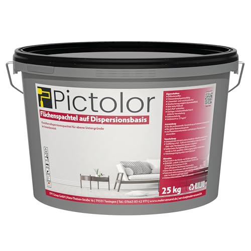 Pictolor Dispersionsspachtel 25kg weiß von Malerversand