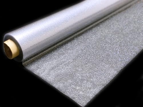 PVC Klarsichtfolie Glitter Silber bunt Weihnachten • Breite & Länge wählbar • Transparente Tischdecke, Größe:140 x 340 cm PVC Klarsichtfolie Glitter Silber bunt Weihnachten • Breite & Länge wählbar • Transparente Tischdecke, Größe:140 x 340 cm von Mambo Design