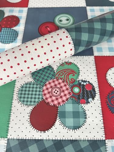 PVC Tischdecke Button Knöpfe bunt kariert Wachstuch · Eckig · Länge & Breite wählbar· abwaschbar, Größe:140 x 100 cm PVC Tischdecke Button Knöpfe bunt kariert Wachstuch · Eckig · Länge & Breite wählbar· abwaschbar, Größe:140 x 100 cm von Mambo Design