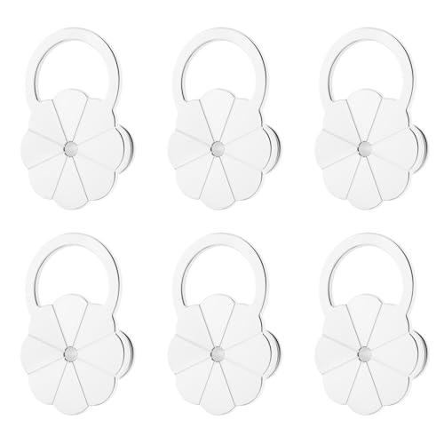 3 Paar flache Rückseite für Ohrstecker, sicherer Ohrring-Verschluss, Silikon- und Metall-Komfortverschlüsse (Silber Stil 3) von Mamfous