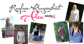 Raglan-Kragen-Shirt Alea von Mamili1910