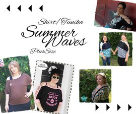 Shirt/Tunika SummerWaves Plus Size Shirt/Tunika SummerWaves Plus Size von Mamili1910