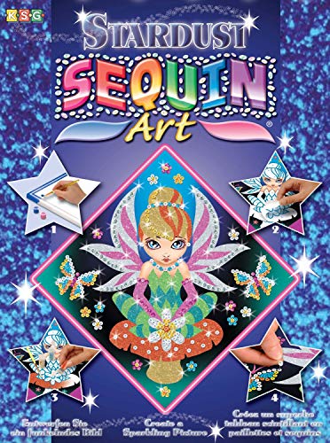 Sequin Art MAMMUT 8161315 - Sequin Art Stardust Paillettenbild, Fee, Steckset mit Styropor-Rahmen, Bildvorlage, Pailletten, Glitzersand, Acrylfarbe Bastelset für Kinder ab 6 Jahre Sequin Art MAMMUT 8161315 - Sequin Art Stardust Paillettenbild, Fee, Steckset mit Styropor-Rahmen, Bildvorlage, Pailletten, Glitzersand, Acrylfarbe Bastelset für Kinder ab 6 Jahre von Mammut Spiel & Geschenk