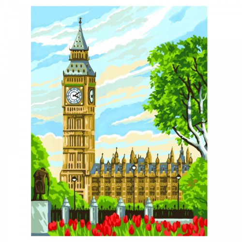 MAMMUT 8221331 - Malen nach Zahlen Junior, Big Ben, London, Komplettset mit bedruckter Malvorlage im A4 Format, 8 Acrylfarben, Pinsel und Anleitung, Malset für Kinder ab 8 Jahre MAMMUT 8221331 - Malen nach Zahlen Junior, Big Ben, London, Komplettset mit bedruckter Malvorlage im A4 Format, 8 Acrylfarben, Pinsel und Anleitung, Malset für Kinder ab 8 Jahre von Mammut Spiel & Geschenk
