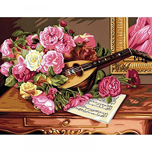 MAMMUT 8241037 - Malen nach Zahlen Senior, Romantischer Blumenstrauβ, Komplettset mit bedruckter Malvorlage im A3 Format, 12 Acrylfarben, Pinsel, Anleitung, großes Malset ab 10 Jahre MAMMUT 8241037 - Malen nach Zahlen Senior, Romantischer Blumenstrauβ, Komplettset mit bedruckter Malvorlage im A3 Format, 12 Acrylfarben, Pinsel, Anleitung, großes Malset ab 10 Jahre von Mammut Spiel & Geschenk