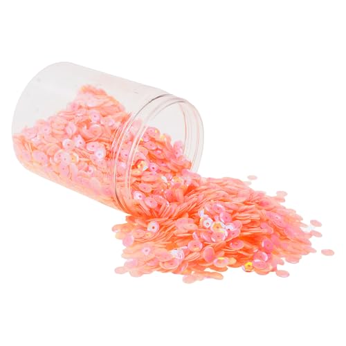 Mandala Crafts 20.000 Korallen-Pailletten zum Basteln, 6 mm, runde Pailletten, lose Pailletten in Großpackung zum Nähen, Sticken, glänzende Bastelspangles mit Löchern für Heimdekoration Mandala Crafts 20.000 Korallen-Pailletten zum Basteln, 6 mm, runde Pailletten, lose Pailletten in Großpackung zum Nähen, Sticken, glänzende Bastelspangles mit Löchern für Heimdekoration von Mandala Crafts