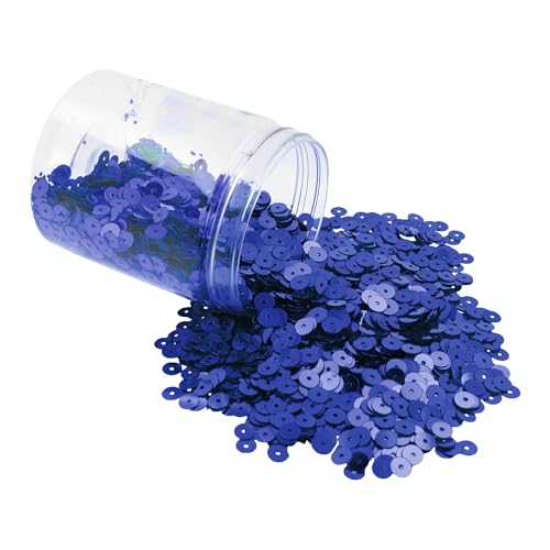 Mandala Crafts 20.000 marineblaue Pailletten zum Basteln – 6 mm runde flache Pailletten, lose Pailletten in Großpackung zum Nähen, Sticken, glänzende Bastelspangles mit Löchern für Heimdekoration Mandala Crafts 20.000 marineblaue Pailletten zum Basteln – 6 mm runde flache Pailletten, lose Pailletten in Großpackung zum Nähen, Sticken, glänzende Bastelspangles mit Löchern für Heimdekoration von Mandala Crafts