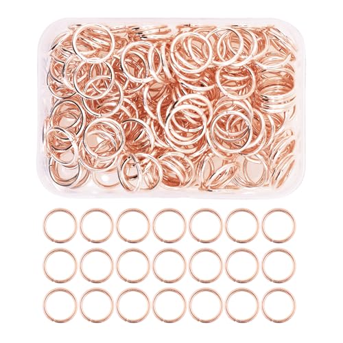 Mandala Crafts Binderinge aus Metall, O-Ringe für Schmuckherstellung, 200 Stück, 14 mm, kleine, offene Binderinge für Halskette, Ohrringe, sortiert Mandala Crafts Binderinge aus Metall, O-Ringe für Schmuckherstellung, 200 Stück, 14 mm, kleine, offene Binderinge für Halskette, Ohrringe, sortiert von Mandala Crafts