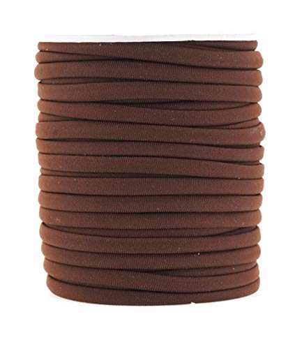 Mandala Crafts Braune, weiche, elastische Nylon-Spandex-Bikini-Badeanzug-Schnur, flach, 20 Yds, 5 mm, Spandex-Kordel, Stoff, elastische Schnüre für Haargummis, Kordelzug Mandala Crafts Braune, weiche, elastische Nylon-Spandex-Bikini-Badeanzug-Schnur, flach, 20 Yds, 5 mm, Spandex-Kordel, Stoff, elastische Schnüre für Haargummis, Kordelzug von Mandala Crafts