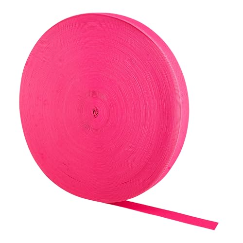 Mandala Crafts Breite 2,5 cm Hot Pink elastische Bänder Spule für Hosenbund Nähen und DIY Handwerk – 45,7 m dehnbares flaches Stoffband Strick-Gummiband für Perücke Mandala Crafts Breite 2,5 cm Hot Pink elastische Bänder Spule für Hosenbund Nähen und DIY Handwerk – 45,7 m dehnbares flaches Stoffband Strick-Gummiband für Perücke von Mandala Crafts