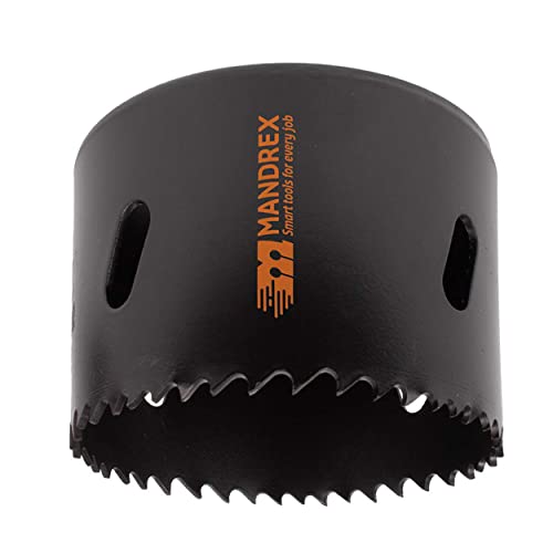 Mandrex | Bi-Metall Lochsäge EasyXcut M3 mit 45 mm Schnitttiefe für Stahl, Eisen, Holz, & PVC | MHB300177B | Ø 177 mm Mandrex | Bi-Metall Lochsäge EasyXcut M3 mit 45 mm Schnitttiefe für Stahl, Eisen, Holz, & PVC | MHB300177B | Ø 177 mm von Mandrex Smart tools for every job