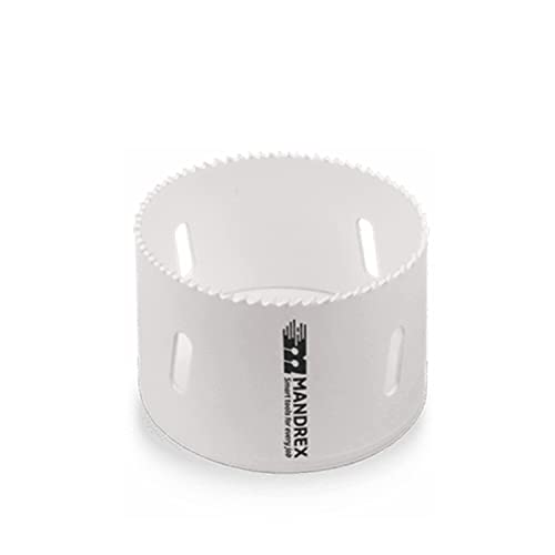 Mandrex | Bi-Metall Lochsäge FineXcut 8% Kobaltlegierung & 38 mm Schnitttiefe für dünne Stahlbleche & Acryl | MHB60022B | Ø 22 mm von Mandrex Smart tools for every job