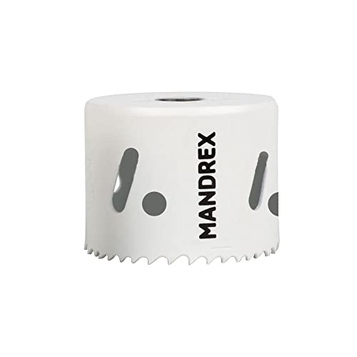 Mandrex | Bi-Metall Lochsäge SpeedXcut 8% Kobaltlegierung & 45 mm Schnitttiefe für Edelstahl, Alu & Epoxidharz | MHB40016B | Ø 16 mm von Mandrex Smart tools for every job