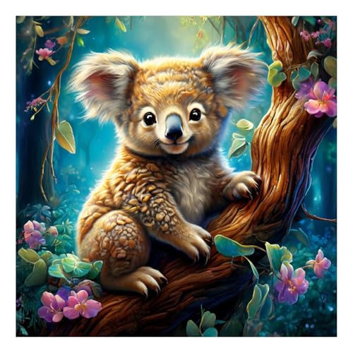 Diamond Painting Erwachsene Koala Diamant Painting Full DIY Diamant Kunst Malerei Stickerei Set Home Wand Dekor 35x35cm Diamond Painting Erwachsene Koala Diamant Painting Full DIY Diamant Kunst Malerei Stickerei Set Home Wand Dekor 35x35cm von Mandun Art