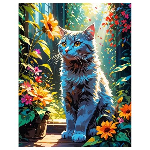 Katze Diamond Painting Erwachsene süße Katze Diamant Painting Full DIY Diamant Kunst Malerei Stickerei Set Home Wand Dekor 30x40cm Katze Diamond Painting Erwachsene süße Katze Diamant Painting Full DIY Diamant Kunst Malerei Stickerei Set Home Wand Dekor 30x40cm von Mandun Art