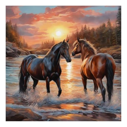 Pferd Diamond Painting Erwachsene Pferd Diamant Painting Full DIY Diamant Kunst Malerei Stickerei Set Home Wand Dekor 35x35cm Pferd Diamond Painting Erwachsene Pferd Diamant Painting Full DIY Diamant Kunst Malerei Stickerei Set Home Wand Dekor 35x35cm von Mandun Art