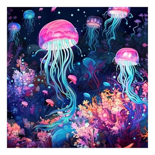 Qualle Diamond Painting Erwachsene Qualle Ozean Diamant Painting Full DIY Diamant Kunst Malerei Stickerei Set Home Wand Dekor 30x30cm Qualle Diamond Painting Erwachsene Qualle Ozean Diamant Painting Full DIY Diamant Kunst Malerei Stickerei Set Home Wand Dekor 30x30cm von Mandun Art