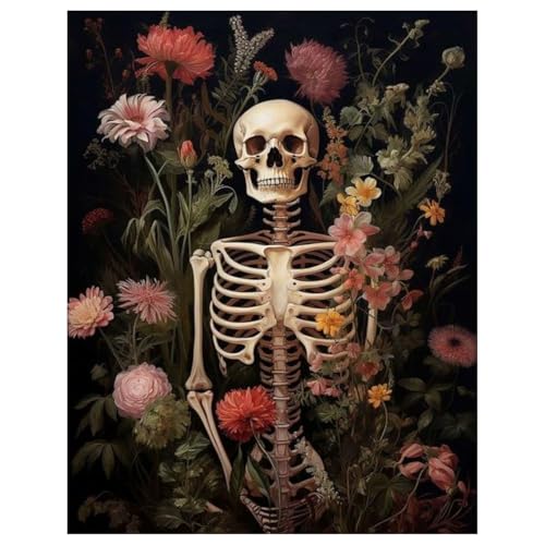 Skeleton Diamond Painting Erwachsene Diamant Painting Full DIY Diamant Kunst Malerei Stickerei Set Home Wand Dekor Geschenk 30x40cm Skeleton Diamond Painting Erwachsene Diamant Painting Full DIY Diamant Kunst Malerei Stickerei Set Home Wand Dekor Geschenk 30x40cm von Mandun Art