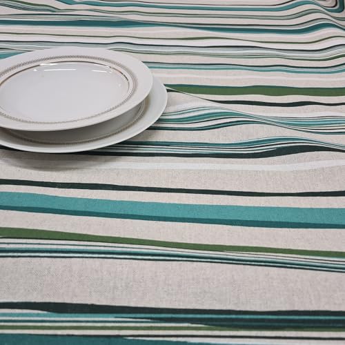 Manifattura Tessile Fleckenabweisende, flüssigkeitsdichte Tischdecke aus Kunstharz-Baumwolle - Righine Green, Oval x10 240 Manifattura Tessile Fleckenabweisende, flüssigkeitsdichte Tischdecke aus Kunstharz-Baumwolle - Righine Green, Oval x10 240 von Manifattura Tessile
