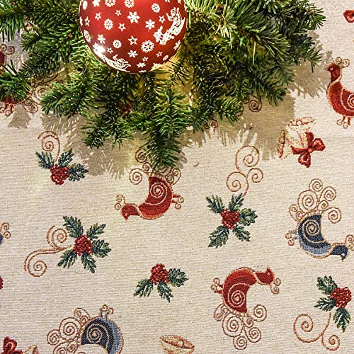 Manifattura Tessile Weihnachten Gobelin Lurex Tischdecke - Zeichnung 2, Oval x6 180 Manifattura Tessile Weihnachten Gobelin Lurex Tischdecke - Zeichnung 2, Oval x6 180 von Manifattura Tessile