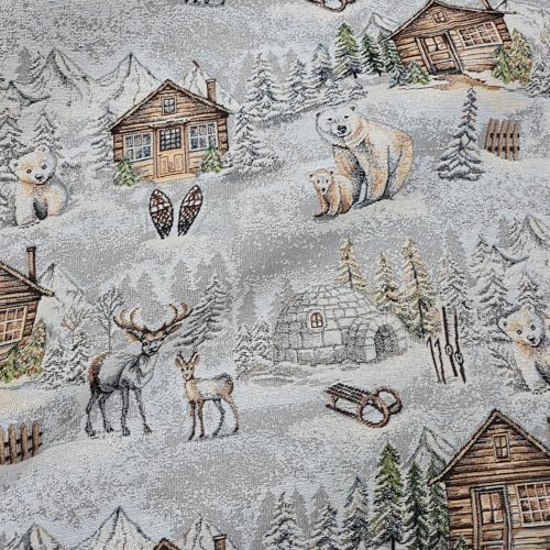 Manifattura Tessile Weihnachten Gobelin Lurex Tischdecke - Zeichnung 4, Oval x8 220 Manifattura Tessile Weihnachten Gobelin Lurex Tischdecke - Zeichnung 4, Oval x8 220 von Manifattura Tessile