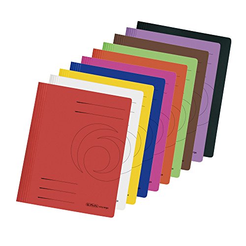 10 Herlitz Manila Karton Schnellhefter/DIN A4 / 10 Farben 10 Herlitz Manila Karton Schnellhefter/DIN A4 / 10 Farben von Manila