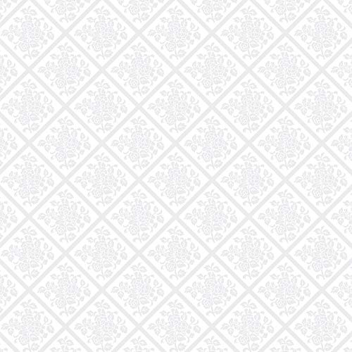 Mank Tischdecken aus Airlaid | Mitteldecken 80 x 80 cm Tischdecke für Gastronomie | 20 Stück | Damast (Weiß) von Mank GmbH