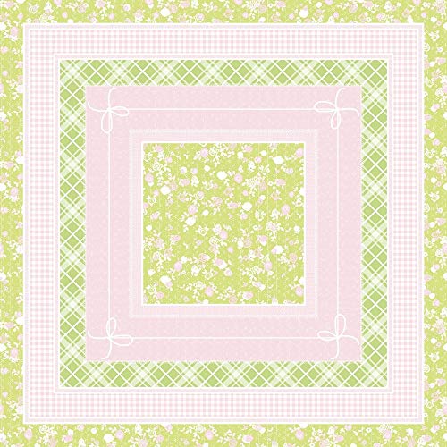 Mank GmbH Tischdecken aus Airlaid Mitteldecken 80 x 80 cm Mank Einmal Tischdecke für Gastronomie 20 Stück Hermine (Rosa-Lime) von Mank GmbH