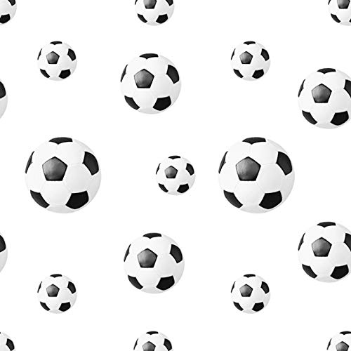 Tischdecken aus Airlaid | Mitteldecken 80 x 80 cm | Mank Einmal-Tischdecke für Gastronomie und Feiern | 20 Stück| Fussball von Mank GmbH