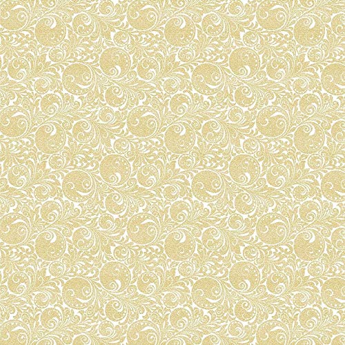 Tischdecken aus Airlaid | Mitteldecken 80 x 80 cm | Mank Einmal-Tischdecke für Gastronomie und Feiern | 20 Stück | Jordan (Gold) von Mank GmbH