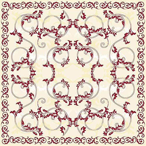 Tischdecken aus Airlaid | Mitteldecken 80 x 80 cm | Mank Einmal-Tischdecke für Gastronomie und Feiern | 20 Stück| Michel (Bordeaux) von Mank GmbH