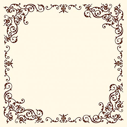 Mank GmbH Tischdecken aus Airlaid, Mitteldecke 80 x 80 cm, Einmal Tischdecke für Gastronomie und Feiern, 20 Stück Pomp (Creme-Mocca) von Mank GmbH