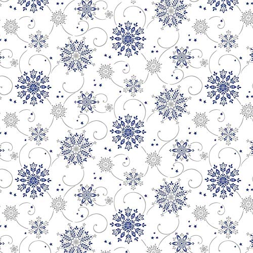 Mank GmbH Tischdecken aus Airlaid | Mitteldecken 80 x 80 cm | Mank Einmal-Tischdecke für Weihnachten | 20 Stück | Cristal (Blau-Silber) von Mank GmbH