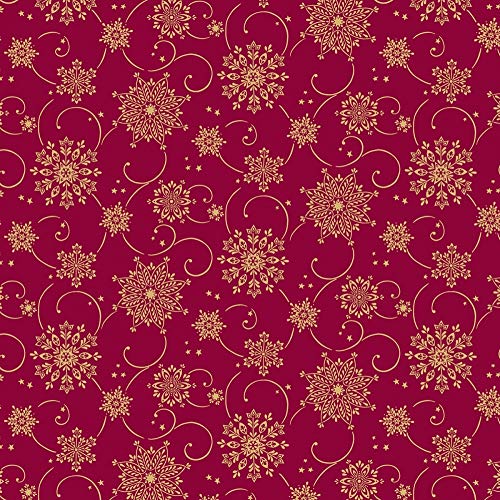 Tischdecken aus Airlaid | Mitteldecken 80 x 80 cm | Mank Einmal-Tischdecke für Weihnachten | 20 Stück | Cristal (Bordeaux-Gold) von Mank GmbH