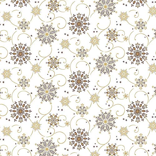 Tischdecken aus Airlaid | Mitteldecken 80 x 80 cm | Mank Einmal-Tischdecke für Weihnachten | 20 Stück | Cristal (Braun-Gold) von Mank GmbH