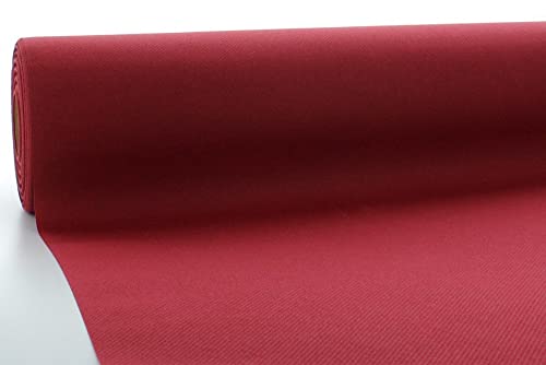 Mank Airlaid Tischdeckenrolle | Tischdecken-Rolle stoffähnlich | Einmal-Tischdecke für Hochzeiten und Events | 100 cm x 25 m | (Airlaid, Bordeaux) von Mank