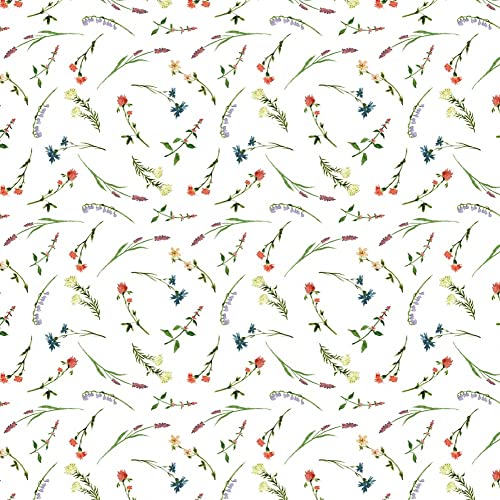 Mank Tischdecken aus Airlaid Mitteldecken 80 x 80 cm Einmal Tischdecke für Gastronomie und Feiern 20 Stück Kalina Mitteldecke Sommer Frühling Blumen Floral Tisch Deko Decke von Mank