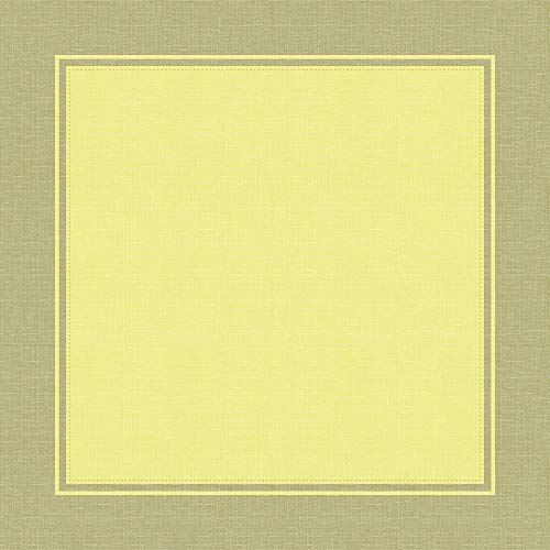 Mank Tischdecken aus Airlaid | Mitteldecken 80 x 80 cm Tischdecke für Gastronomie und Feiern | 20 Stück| Brooklyn (Lime-Oliv) von Mank