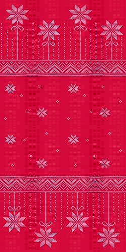 Mank Tischdecken aus Airlaid Mitteldecken 80 x 80 cm Tischdecke für Gastronomie und Feiern Weihnachten 20 Stück Mick in Rot Bordeaux weinrot von Mank