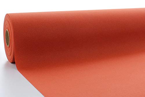 Mank Tischdeckenrollen Uni | Rollenware 120 cm x 40 m aus Airlaid stoffähnlich Tischdecke für Gastronomie | (Terrakotta, 120 cm x 40 m) von Mank