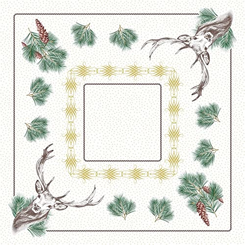 Mank Tischdecken aus Airlaid Mitteldecken 80 x 80 cm Tischdecke für Gastronomie Weihnachten 20 Stück Gustav von Mank