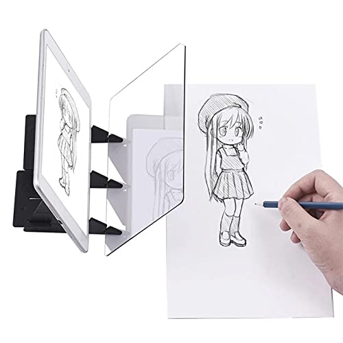 Mankoo DIY Zeichenblock, Optisches Zeichenbrett, Zeichenbrett Zeichenbedarf, Sketch Wizard Bildreflexionsprojektor Zeichenbrett Zeichenhilfe für Anfänger von Mankoo