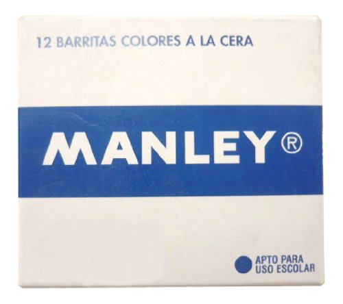 MANLEY 30 – Wachsmalstifte, 12 Stück von Alpino