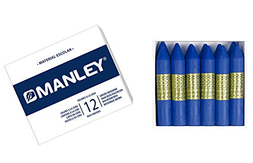 MANLEY 43 – Wachsmalstifte, 12 Stück von Alpino